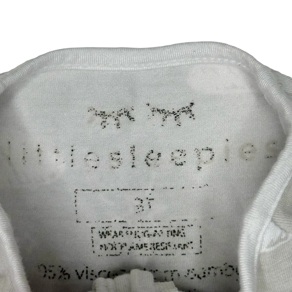 Little Sleepies OG HTF Grey‎ Clouds and Stars Zippy